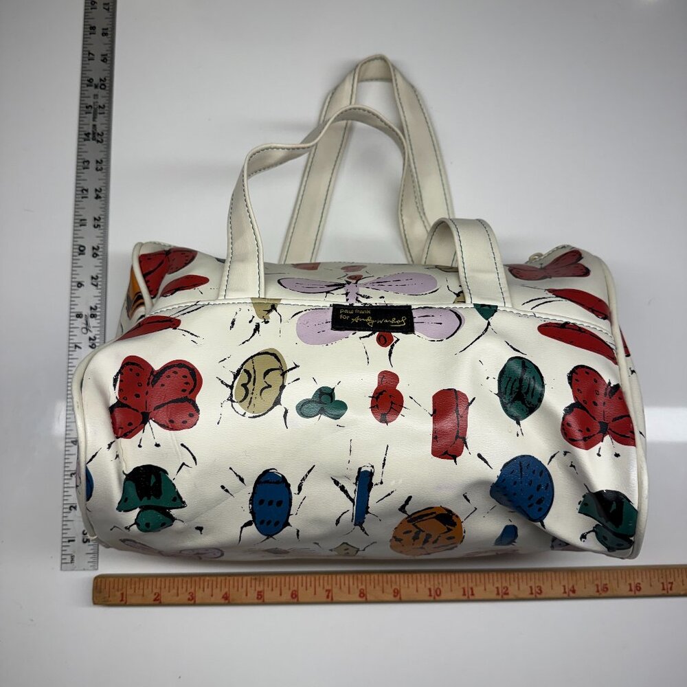 Vintage Y2K Paul Frank for Andy Warhol "Happy Bug Day" Speedy Bag
